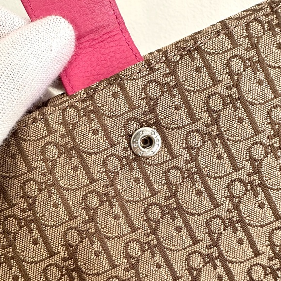 SOLD Dior Pink Monogram long wallet - Picture 6 of 10